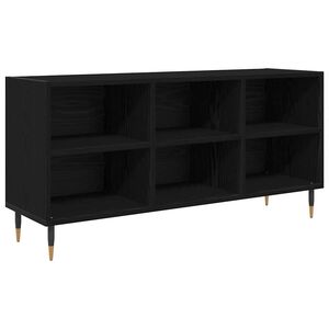 vidaXL TV-skap 103,5 x 30 x 50 cm Svart Eik Konstruert tre