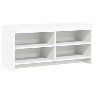 vidaXL TV-skap 100 x 33 x 47 cm Hvit Konstruert tre