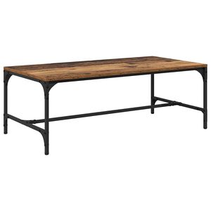 vidaXL Kaffebord Gamle tre 100 x 50 x 35 cm Konstruert tre