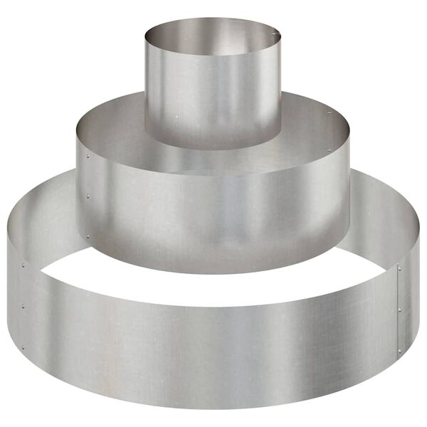 vidaXL Hageblomsterpotte s&oslash;lv 90 x 90 x 20 cm Rustfritt St&aring;l