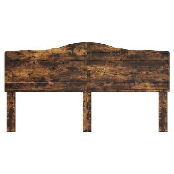 vidaXL Hodegavl R&oslash;kt eik 200 cm Konstruert tre