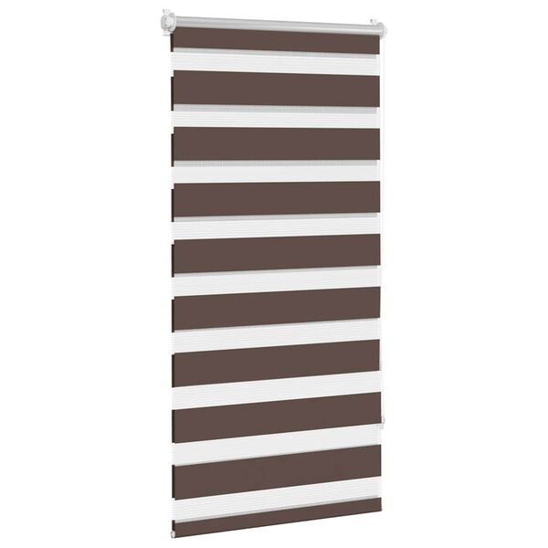 vidaXL Zebra Gardiner 80 x 150 cm Kaffe Farge