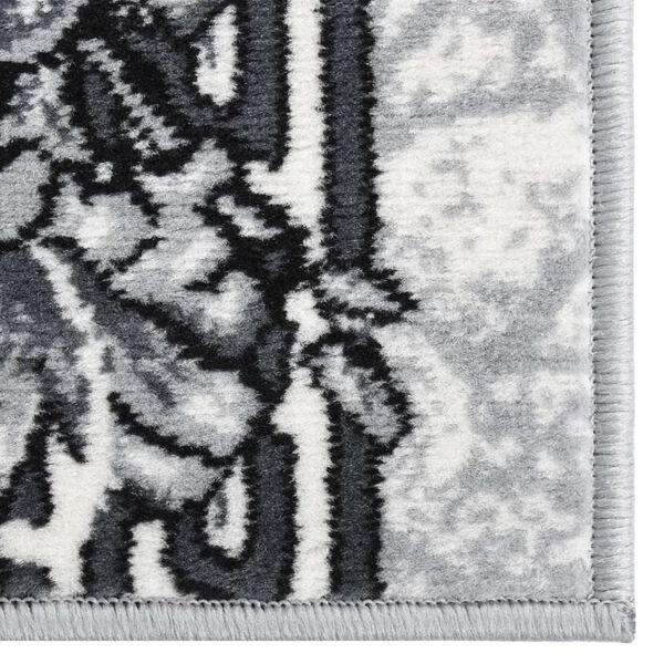 vidaXL Gulvteppe BCF gr&aring; 100x350 cm