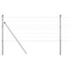 vidaXL Utend&oslash;rs Euro Gjerde Bakke Feste 25 x 0,4 m Galvanisert st&aring;l