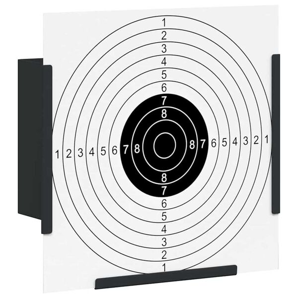 vidaXL Kulefanger Svart 17 x 17 cm Stål
