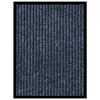 vidaXL D&oslash;rmatte stripet bl&aring; 40x60 cm