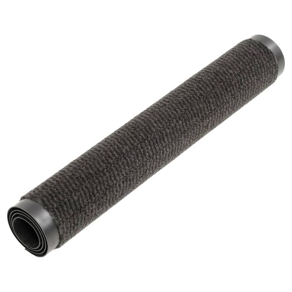 vidaXL Tuftet dørmatte 60x180 cm svart