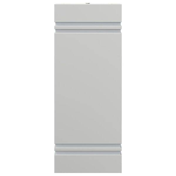 vidaXL Veggmontert utelamper 2 stk s&oslash;lv rustfritt st&aring;l