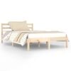 vidaXL Sengeramme heltre furu 120x200 cm