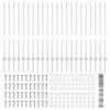 vidaXL Gjerde med stolpe s&oslash;lv 1 x 50 m St&aring;l
