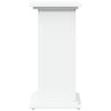 vidaXL Pidestall med oppbevaring hvit 31x30x60 cm konstruert tre