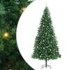 vidaXL Kunstig juletre med 300 LED gr&oslash;nn 300 cm PVC og Metall og Plast