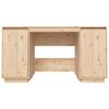 vidaXL Skrivebord 140x50x75 cm heltre furu