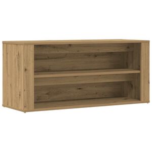 vidaXL Skohylle artisan eik 100x35x45 cm konstruert tre