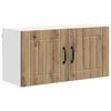 vidaXL Veggskap LUCCA Artisan eik 80 x 31 x 40 cm Konstruert tre