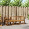 vidaXL Utend&oslash;rs sofa-sett 3 pcs Naturlig Solid akasietre