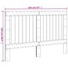 vidaXL Sengegavl 160x104 cm heltre furu