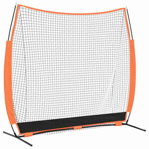vidaXL Baseball treningsnett Svart 250 x 106,5 x 210 cm Polyester