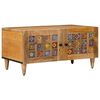 vidaXL Kaffebord Naturlig 80 x 50 x 40 cm Massiv mango tre