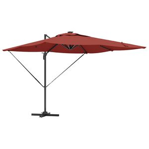 vidaXL Parasoll Terrakotta 286 x 285 x 270 cm Aluminium