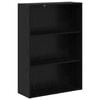 vidaXL Bokhylle 80 x 30 x 114 cm Konstruert tre Svart Eik
