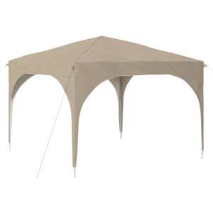 vidaXL Pop-up Festtelt 290 x 290 x 245 cm Krem