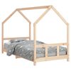 vidaXL Barnesengeramme 90x190 cm heltre furu