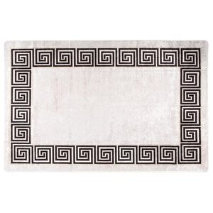 vidaXL Vaskbart teppe 80x150 cm lys beige