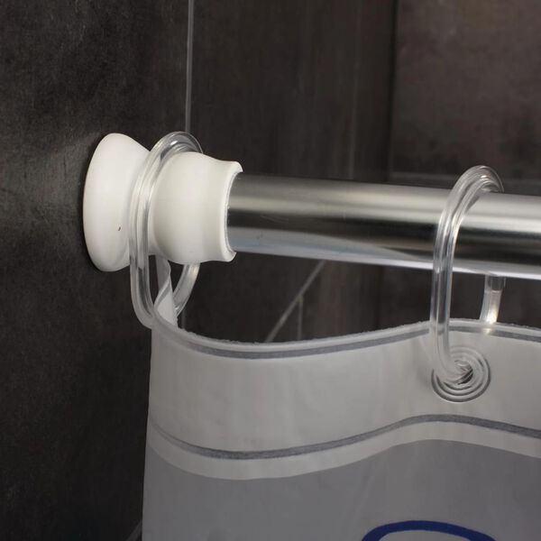 RIDDER Teleskopstang til dusjforheng 110-245 cm krom 55300