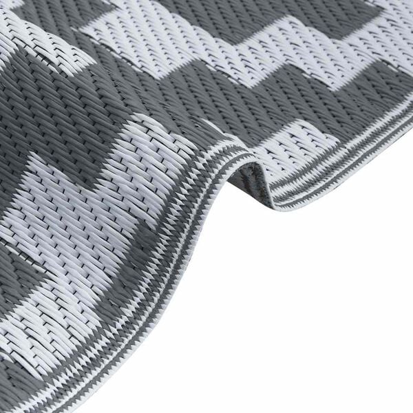 vidaXL Utend&oslash;rs teppe ARAKIL Gr&aring; 300 x 400 cm PP