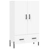vidaXL Highboard hvit 69,5x31x115 cm konstruert tre