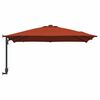 vidaXL Hageparasol Terrakotta 248.5 x 247.5 x 160 cm stoff