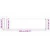 vidaXL Uttrekkbar sidemarkise 600x160 cm brun