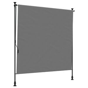 vidaXL Utend&oslash;rs Rullegardin Lysegr&aring; 100 x 270 cm
