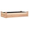 vidaXL H&oslash;ybed med foring 120x60x25 cm heltre gran