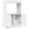 vidaXL Highboard hvit 63x33x100 cm konstruert tre