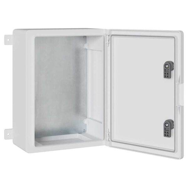 vidaXL Kontrollskap Gr&aring; 47 x 20 x 60 cm ABS-plast