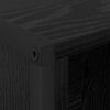 vidaXL Bokskap 2 pcs Svart Eik 99,5 x 30 x 108 cm Konstruert tre