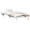 vidaXL Sengestamme Hvit 90 x 200 cm Massiv furu