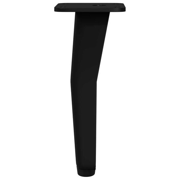 vidaXL St&aring;ende f&oslash;tter 2 pcs Svart 40 x 40 x 100 mm Jern