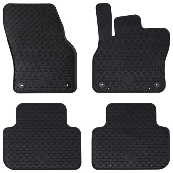 vidaXL Bilmatte 4 pcs Svart passer for Audi Q3 Gummi
