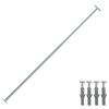 vidaXL Justerbart sikkerhetsvindustang 710-1200 mm