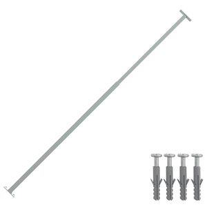 vidaXL Justerbart sikkerhetsvindustang 710-1200 mm