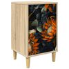 vidaXL Nattbordskap LOCHEM Sonoma eik 36 x 33 x 60 cm Konstruert tre