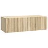 vidaXL Vegghengt TV skap 98 x 41 x 30 cm Sonoma eik Konstruert tre
