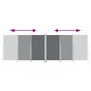 vidaXL Uttrekkbar sidemarkise 220x600 cm antrasitt