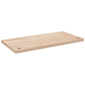 vidaXL Skrivebord 80x40x2,5 cm heltre furu