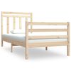 vidaXL Sengeramme heltre furu 90x190 cm Single