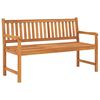 vidaXL 3-seters hagebenk med bord 150 cm heltre teak
