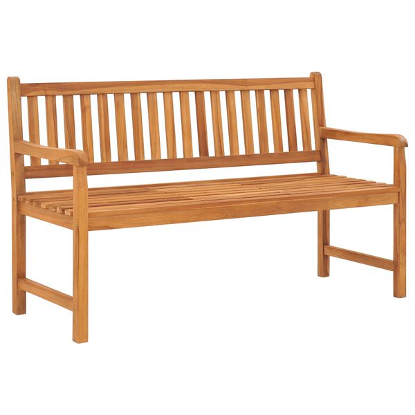 vidaXL 3-seters hagebenk med bord 150 cm heltre teak